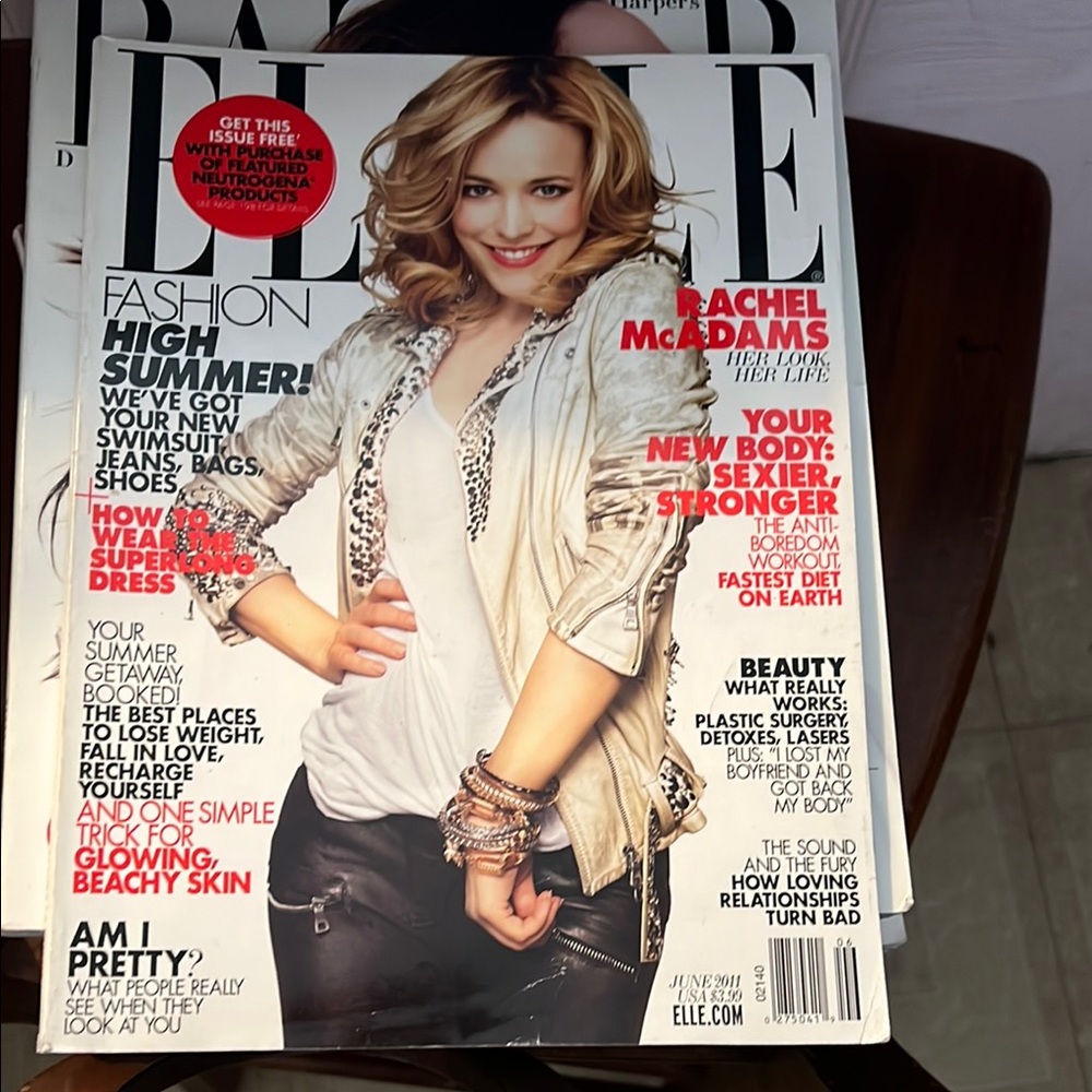Elle Magazine with Rachel McAdams Cover June 2011